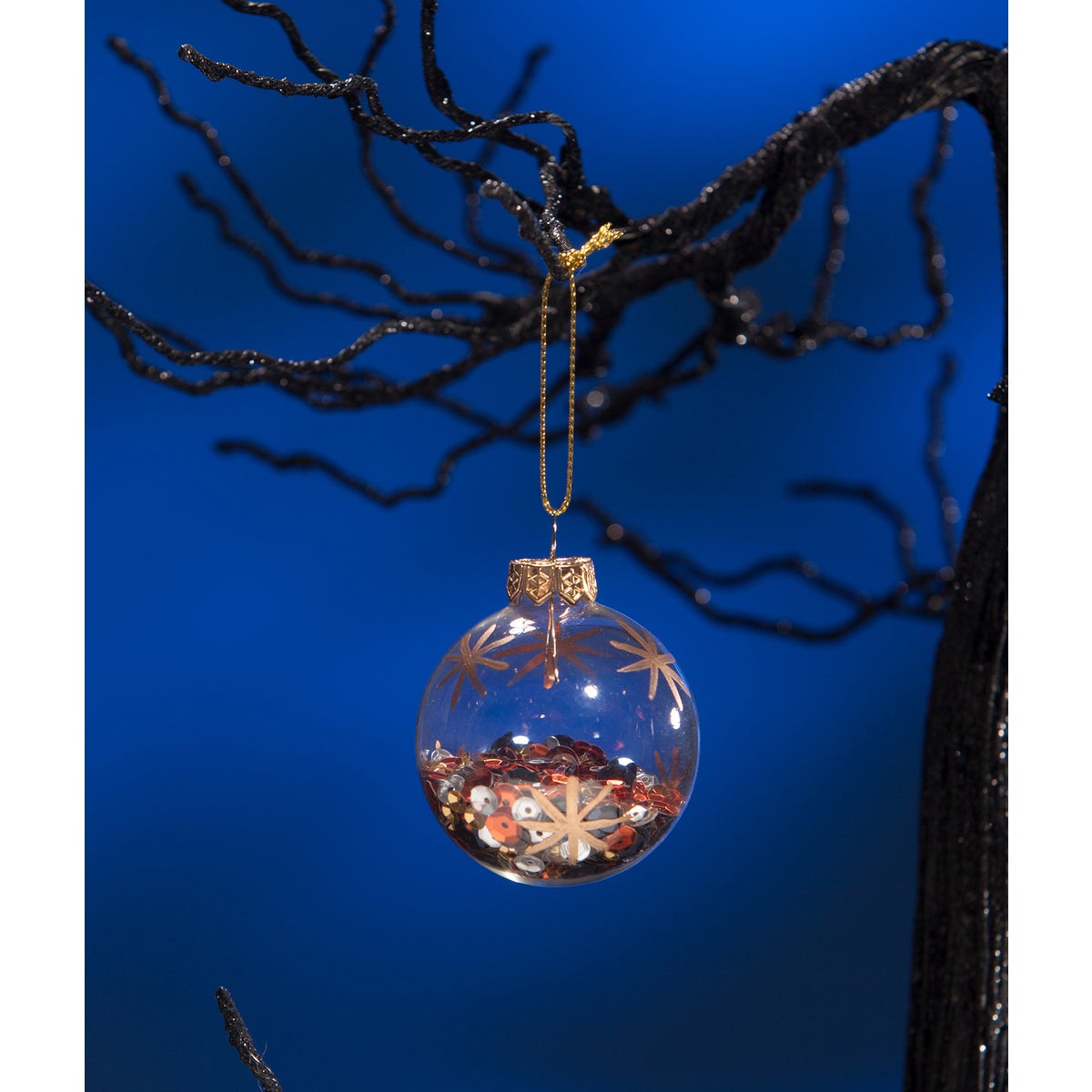 Magic Halloween Sequin Ball Ornament