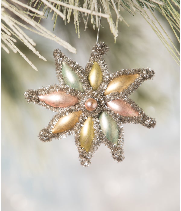 Pastel Starburst Ornament