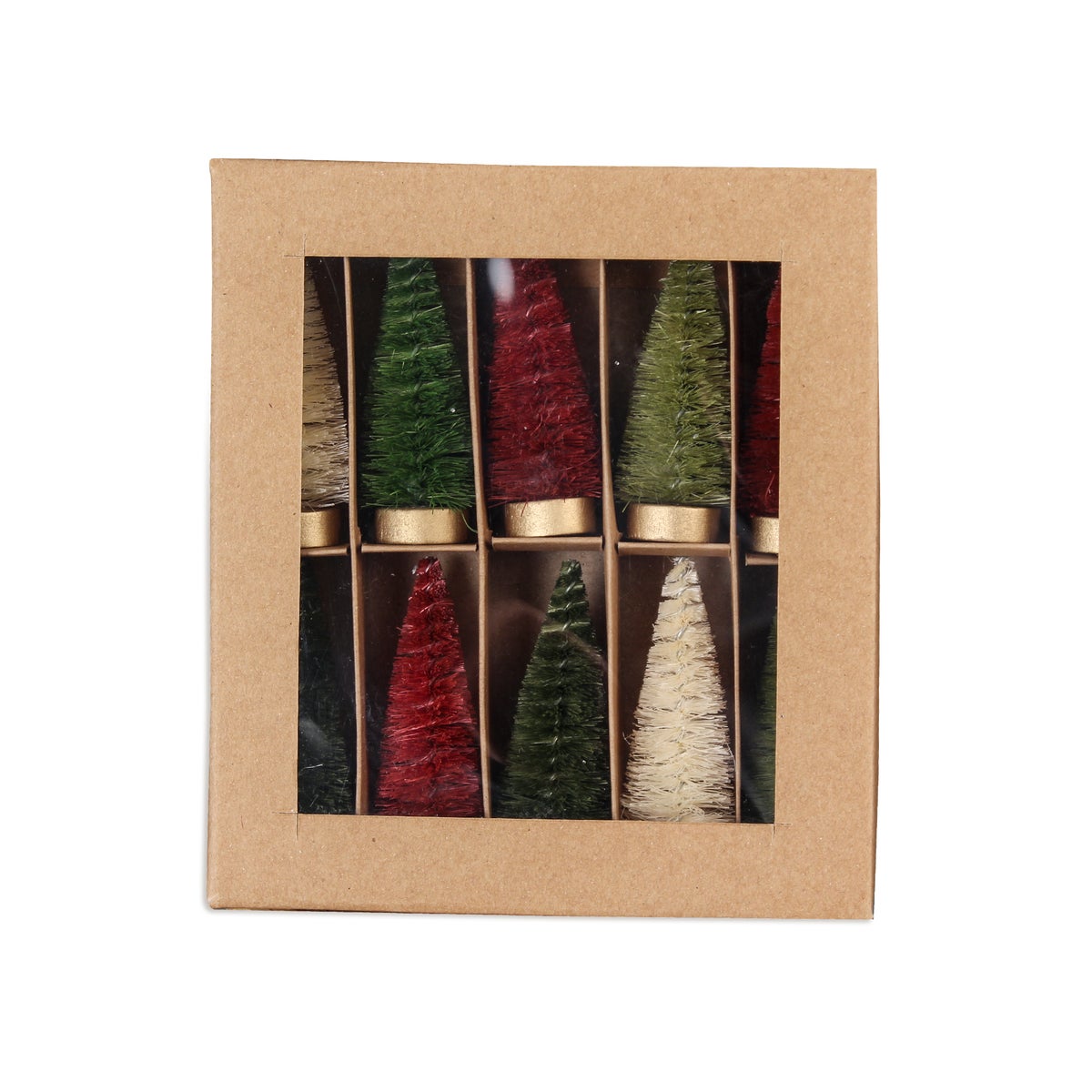 Traditional Bottle Brush Trees Box S10