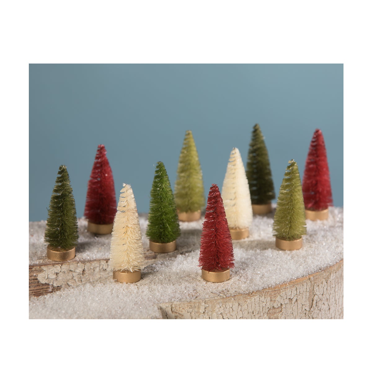 Traditional Bottle Brush Trees Box S10