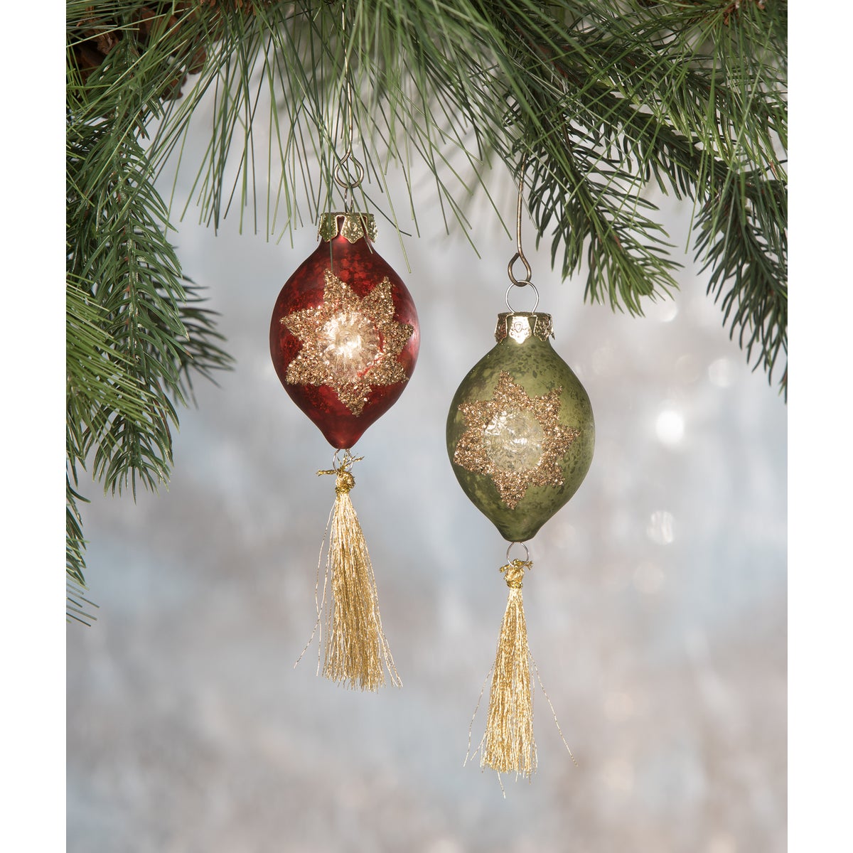 Vintage Mini Tassel Ornament 2A
