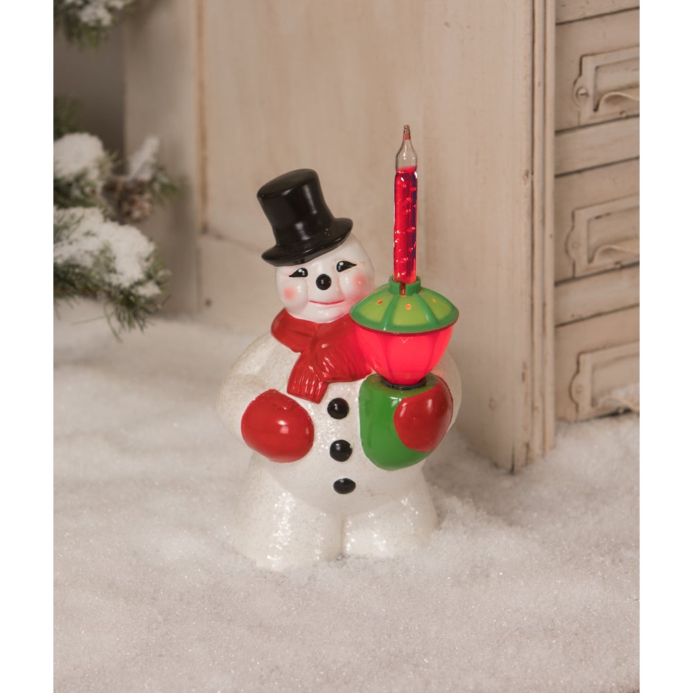 Bubble Light Snowman