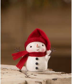 Warm and Cozy Wire Arms Snowman