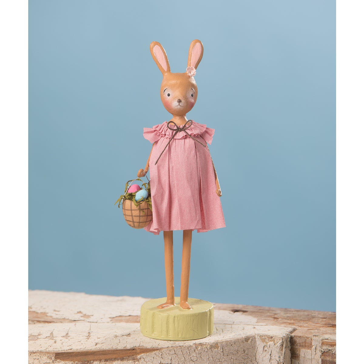 Rosey Bunny With Basket