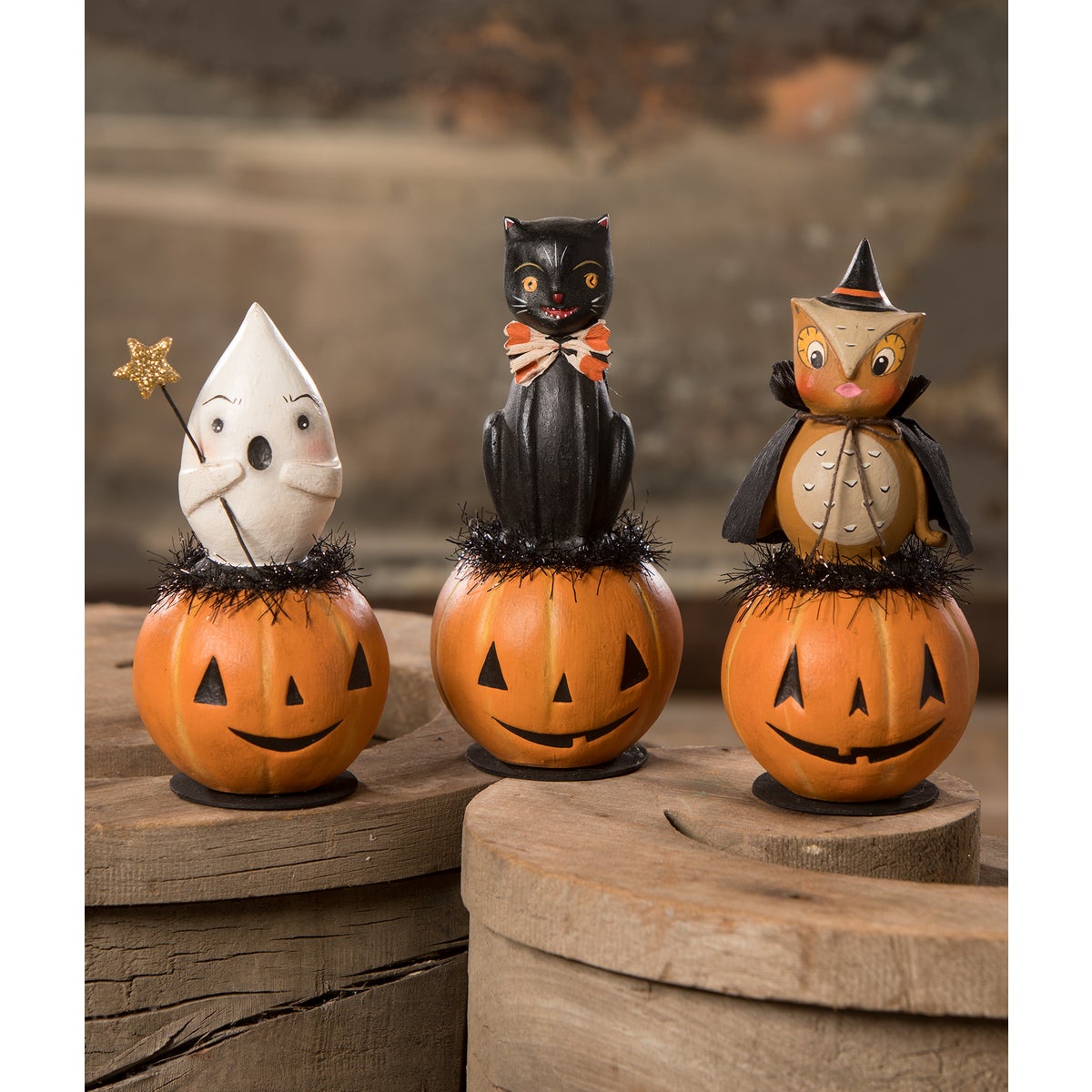 Spooked Ghost in Jack O'Lantern