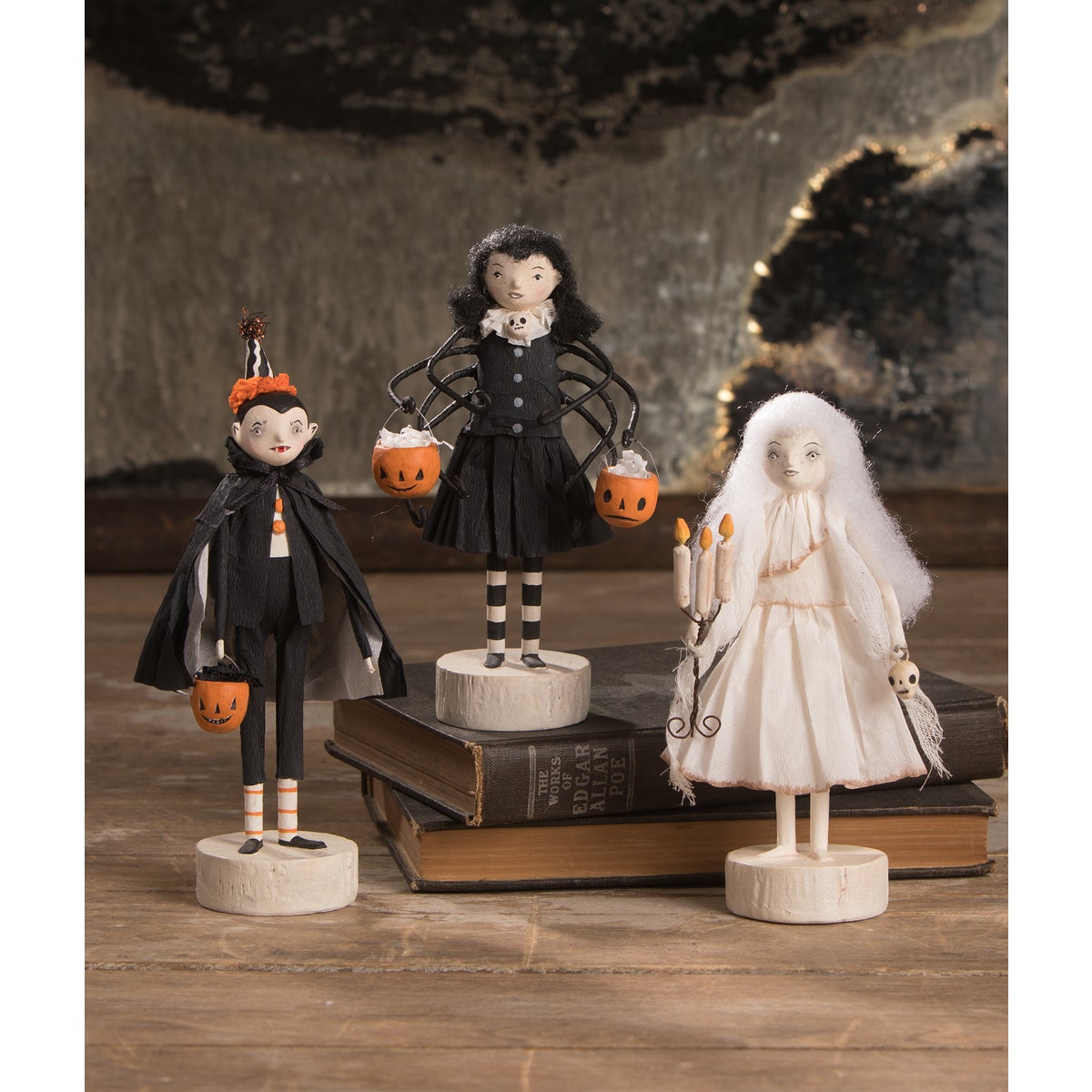 Ghostie Girl With Candelabra