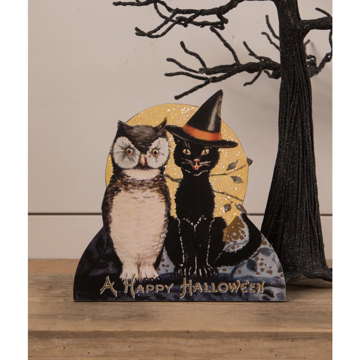 Black Cat and Owl Friends Dummy Board