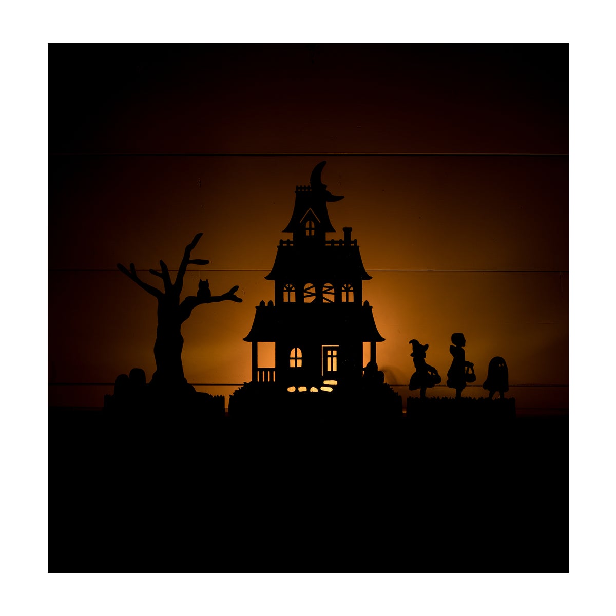 Halloween Village Silhouette Dummy Boards S3