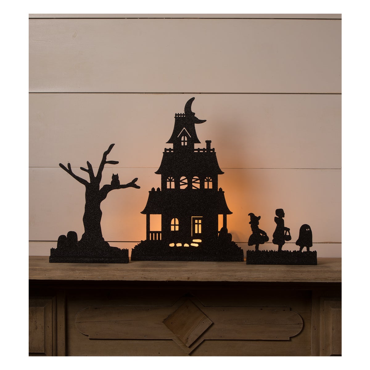 Halloween Village Silhouette Dummy Boards S3