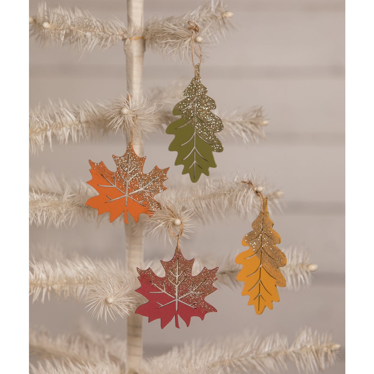 Fall Harvest Leaf Ornament 4A