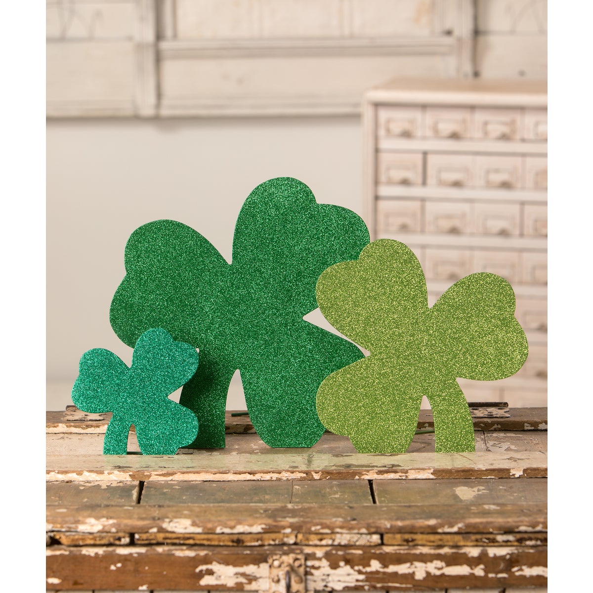 St. Patrick’s Day Standing Shamrocks S3