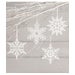 Winter Glittered Snowflake Ornament 4A