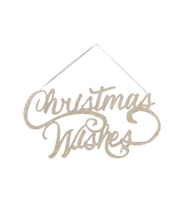 Christmas Wishes Sign Ornament
