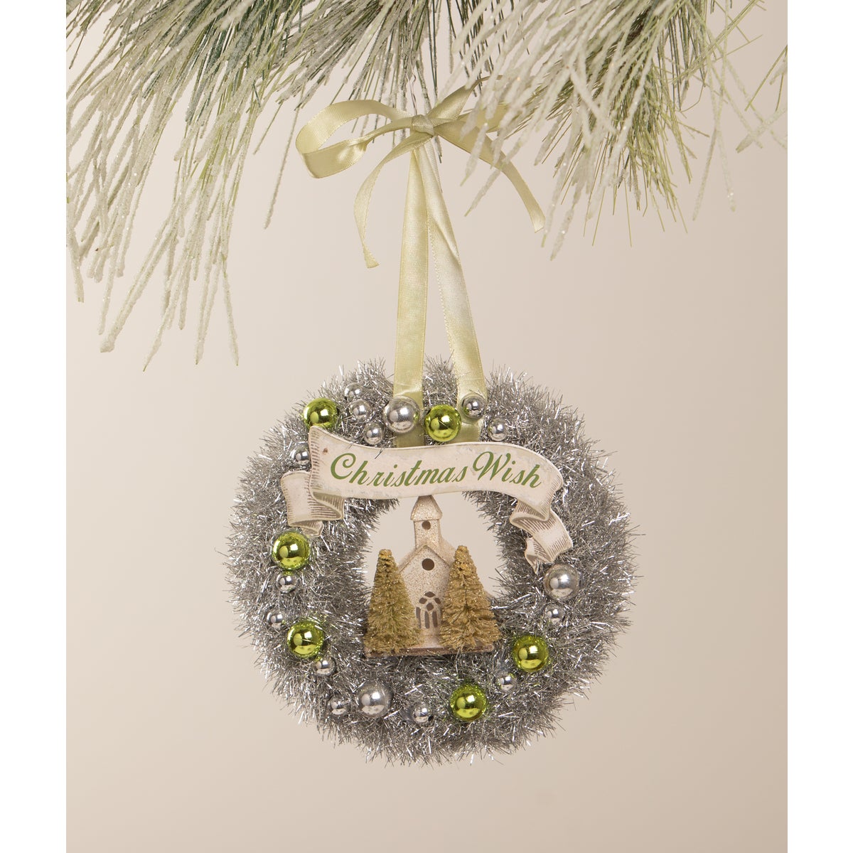 Pastel Wreath Green