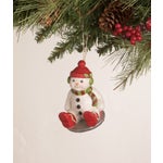 Cheerful Snowman Ornament 3A
