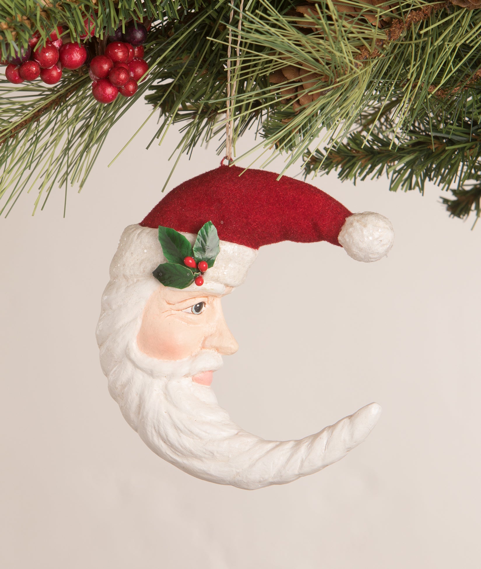 Bethany Lowe Wally Boy In Wagon Christmas Tree Ornament Retro Vntg Style Decor 
