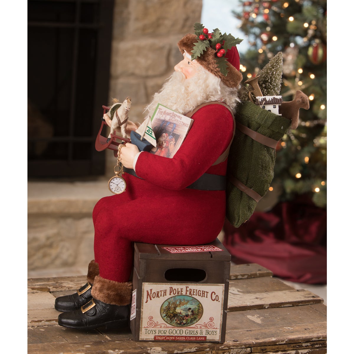 North Pole Freight Nast Santa
