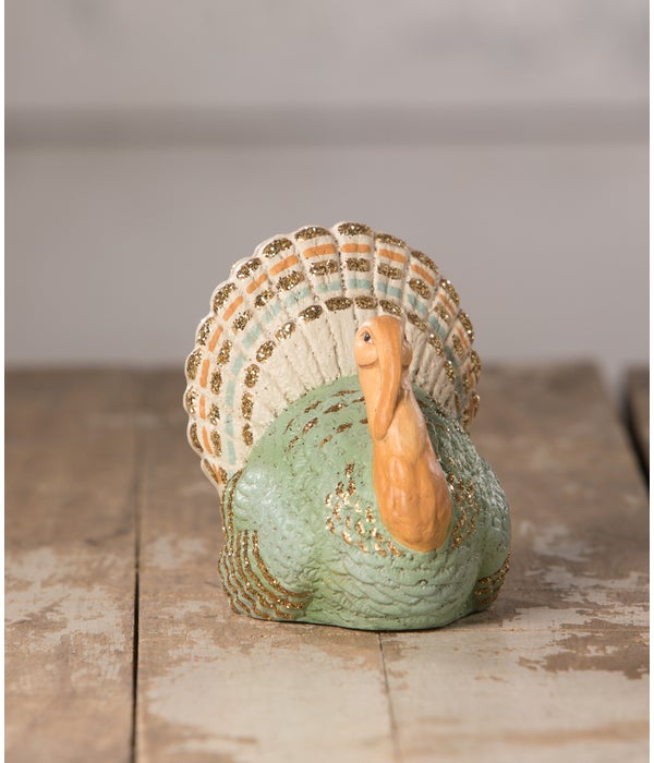 Elegant Turkey Place Card Holder