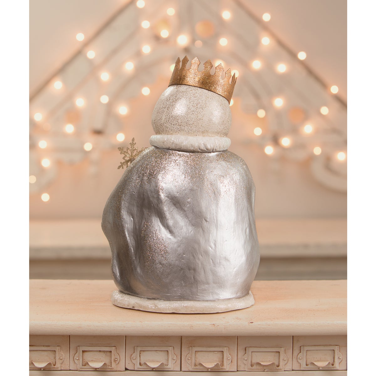 Frosted Metallics Snowman