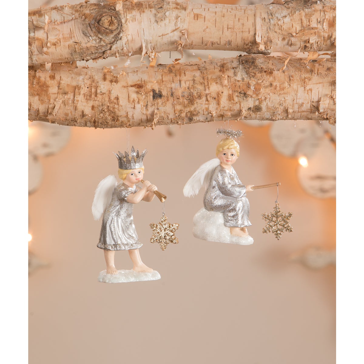 Emmelyn Angel Standing on Cloud Ornament