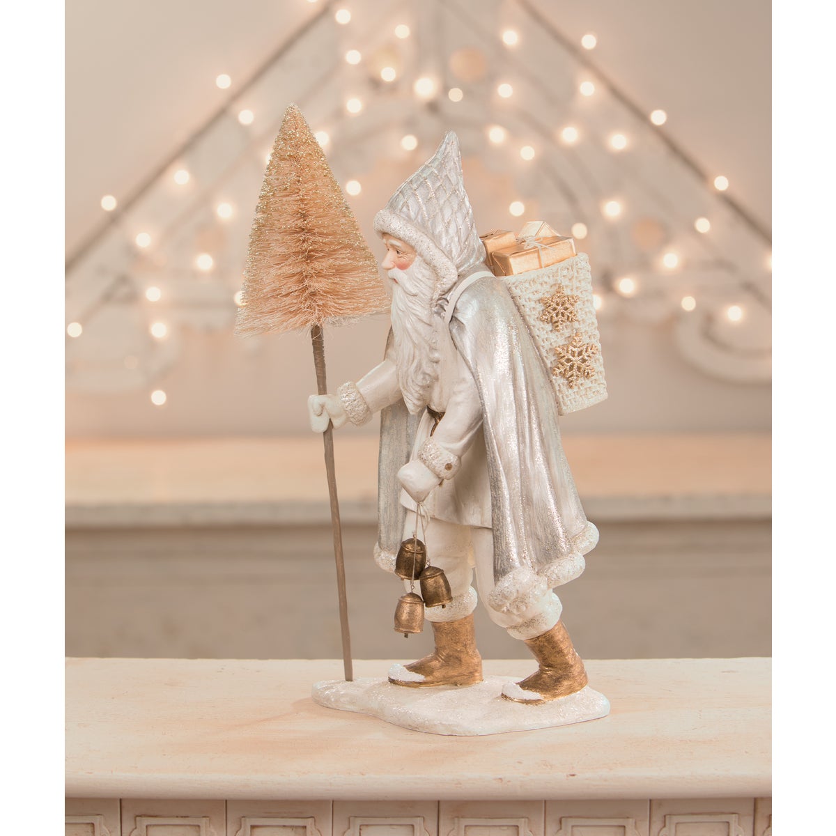 Frosted Metallics Santa
