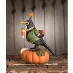 Tricky Crow on Pumpkin