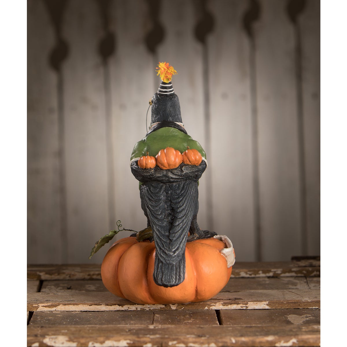 Tricky Crow on Pumpkin