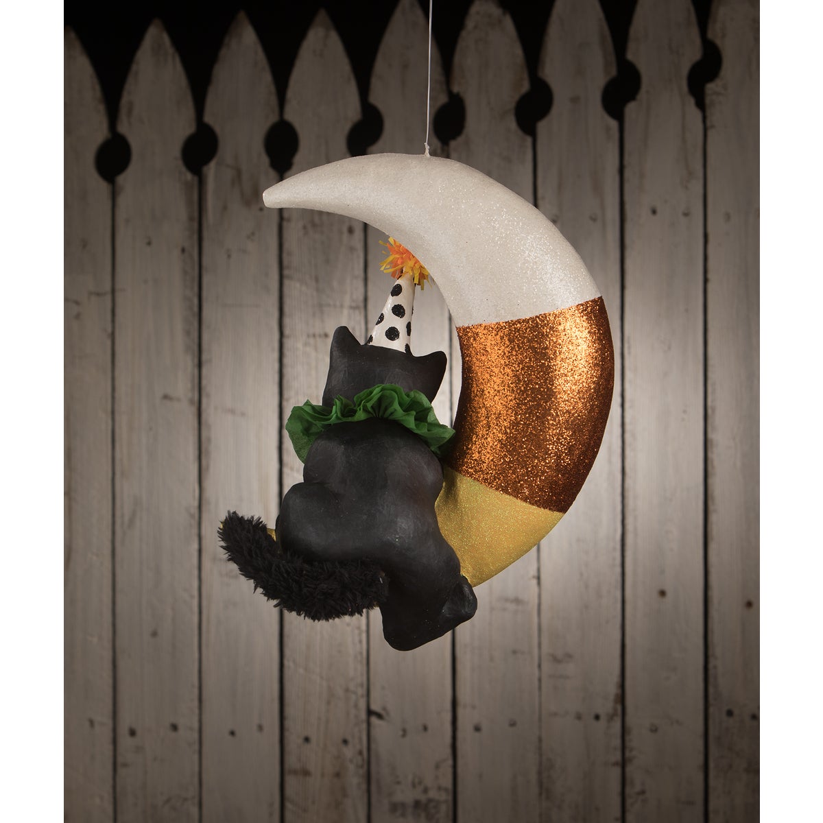 Party Kitty on Candy Corn Moon Large