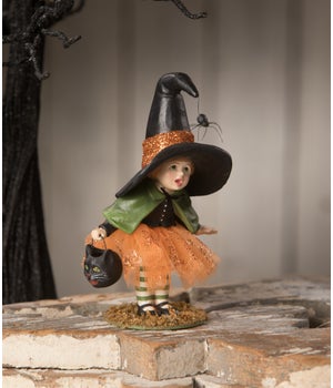 Little Lavinia Witch with Spider