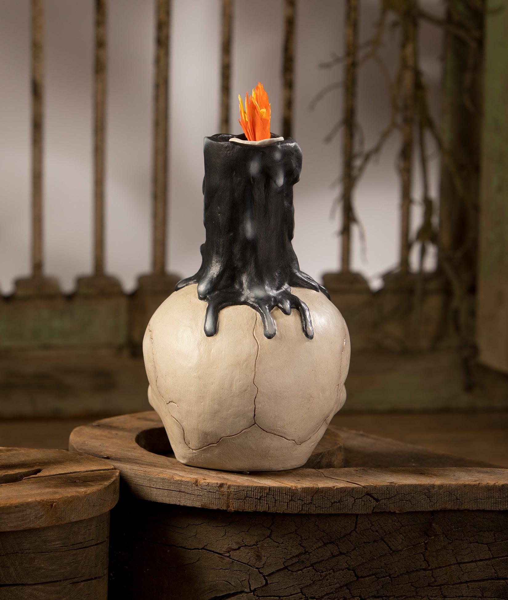 Skull Candle Holder - Thumbnail 5