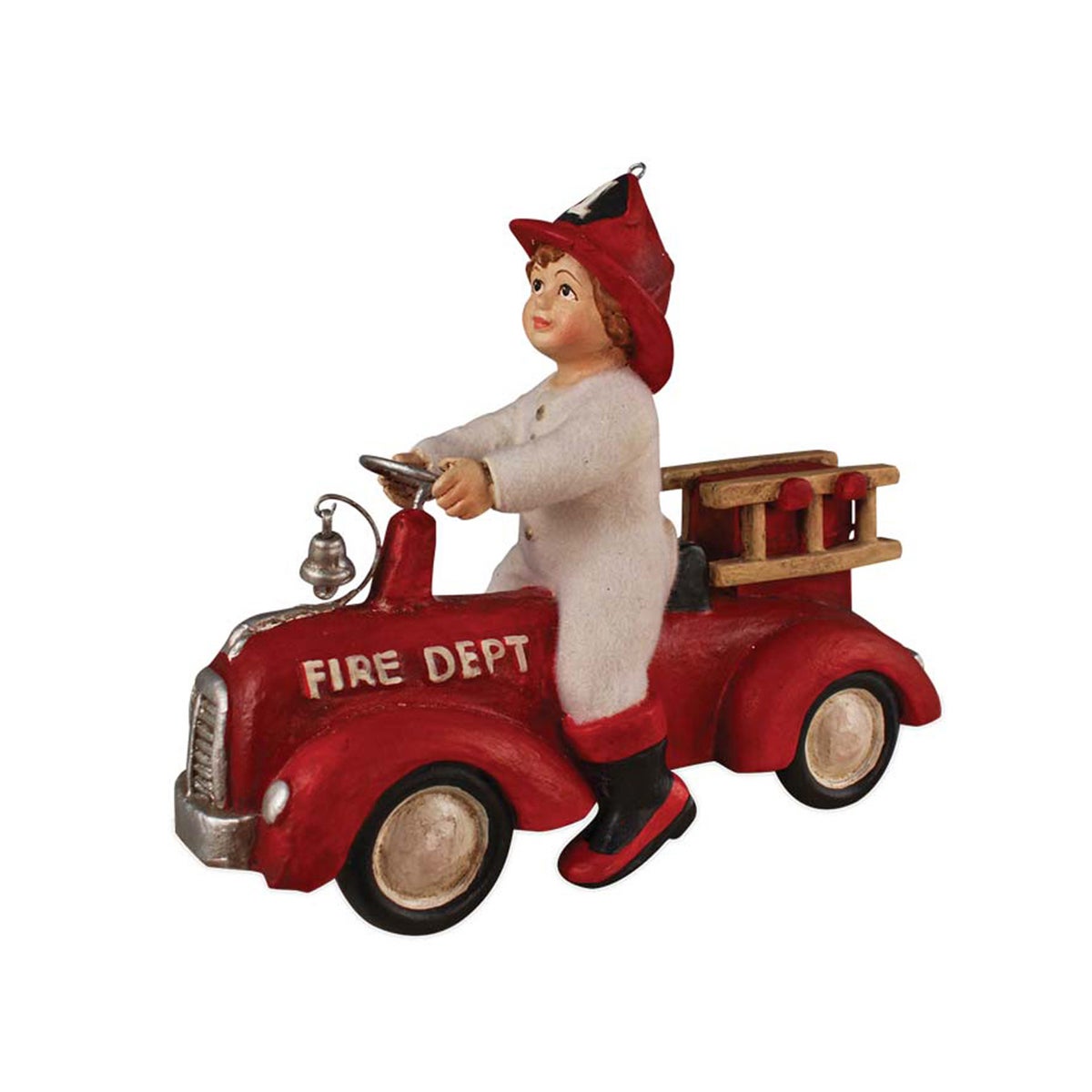 Ethan on Fire Truck