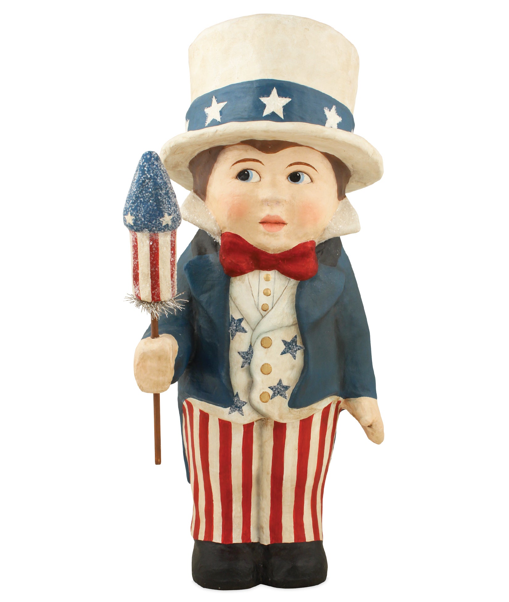 Set 2 Miss 1776 & buy Uncle Sam With Star Garland Patriotic 4th of July Bethany Lowe