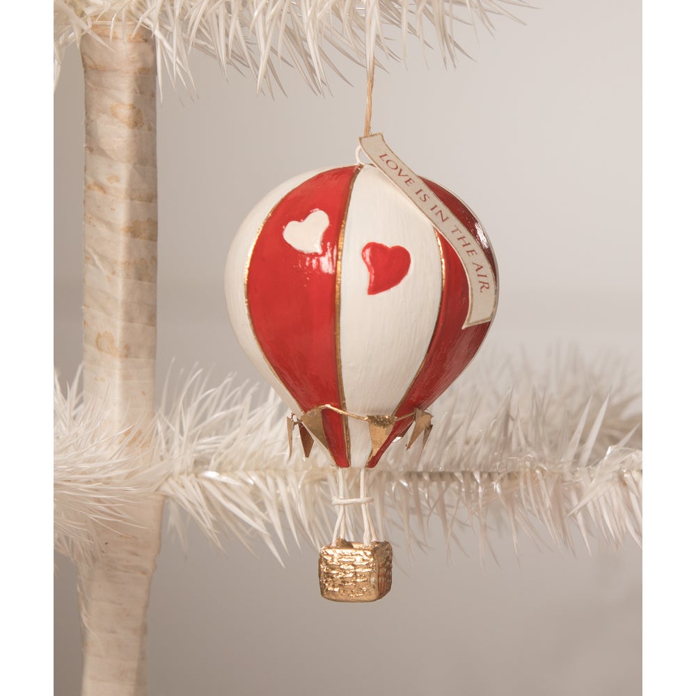 Love is in the Air Hot Air Balloon Ornament
