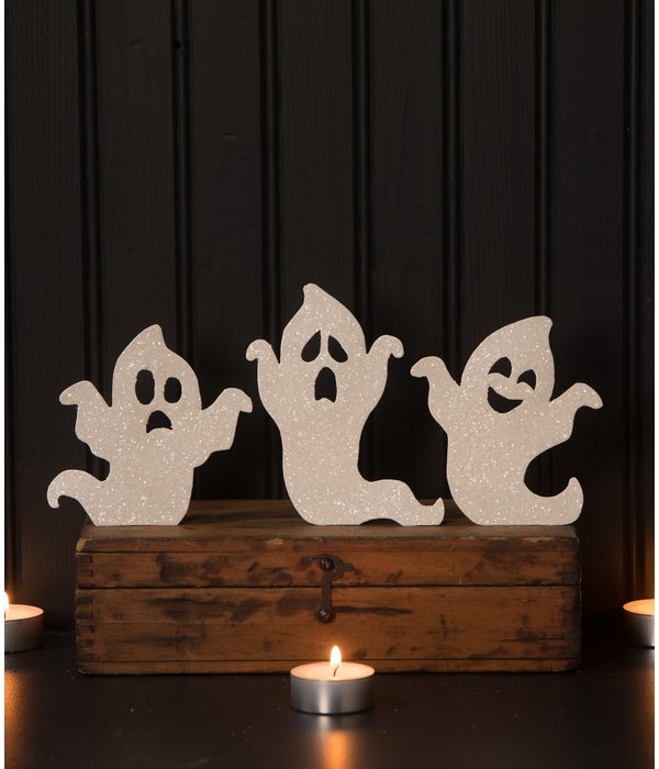 Ghoulish Ghost White Silhouette 3A