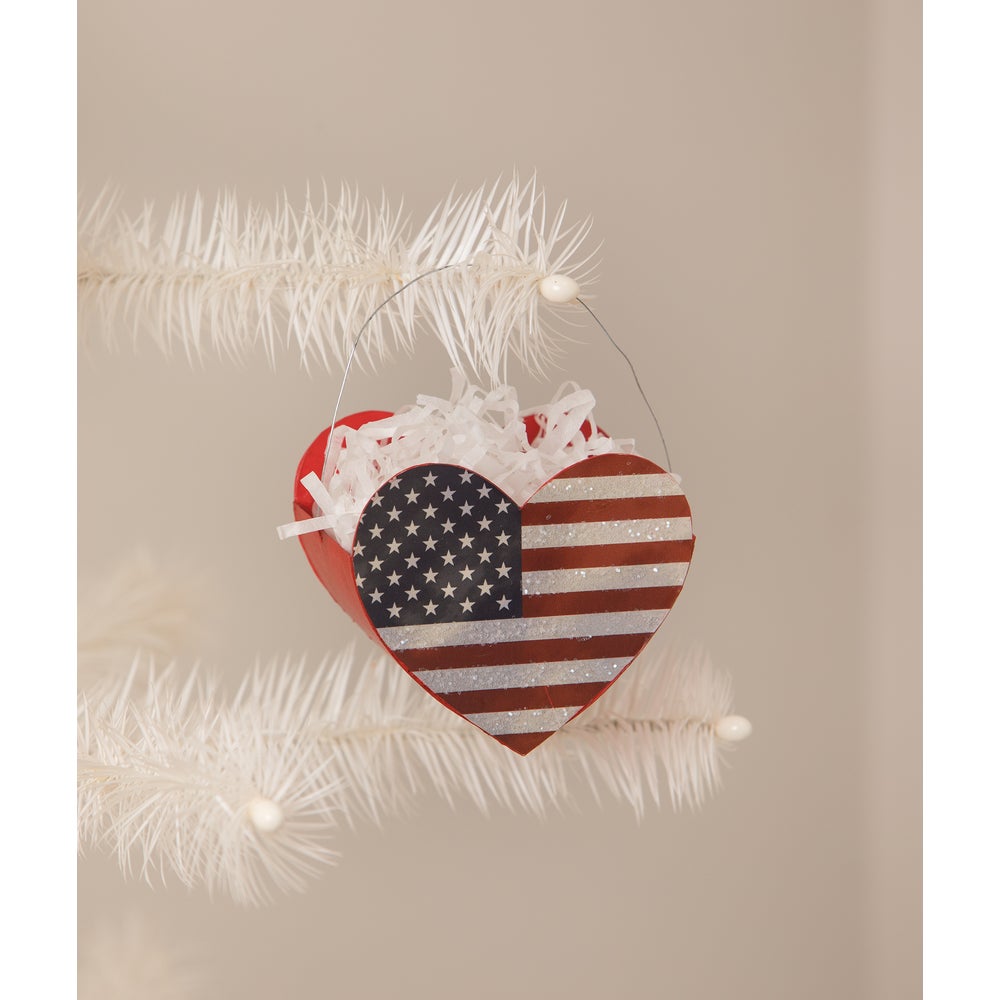 Heart of America Bucket Ornament