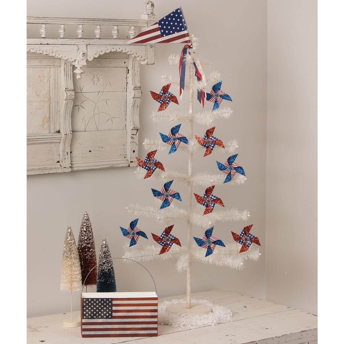 Americana Flag Bucket