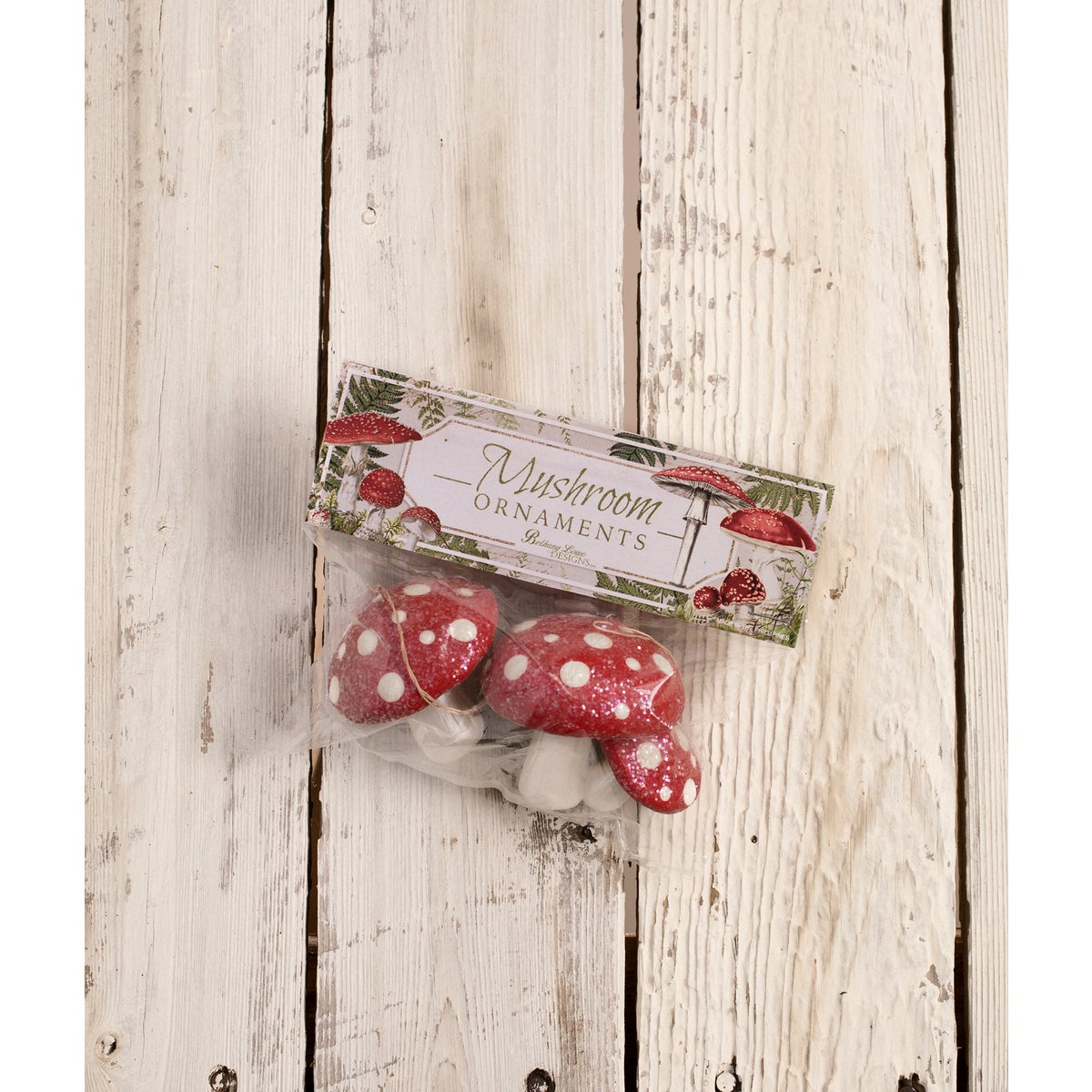 Red Spotted Mushroom Ornaments S2