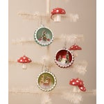Red Spotted Mushroom Ornaments S2