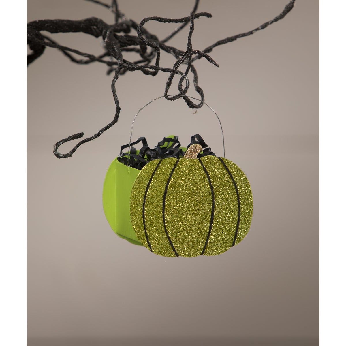 Lime Green Pumpkin Bucket