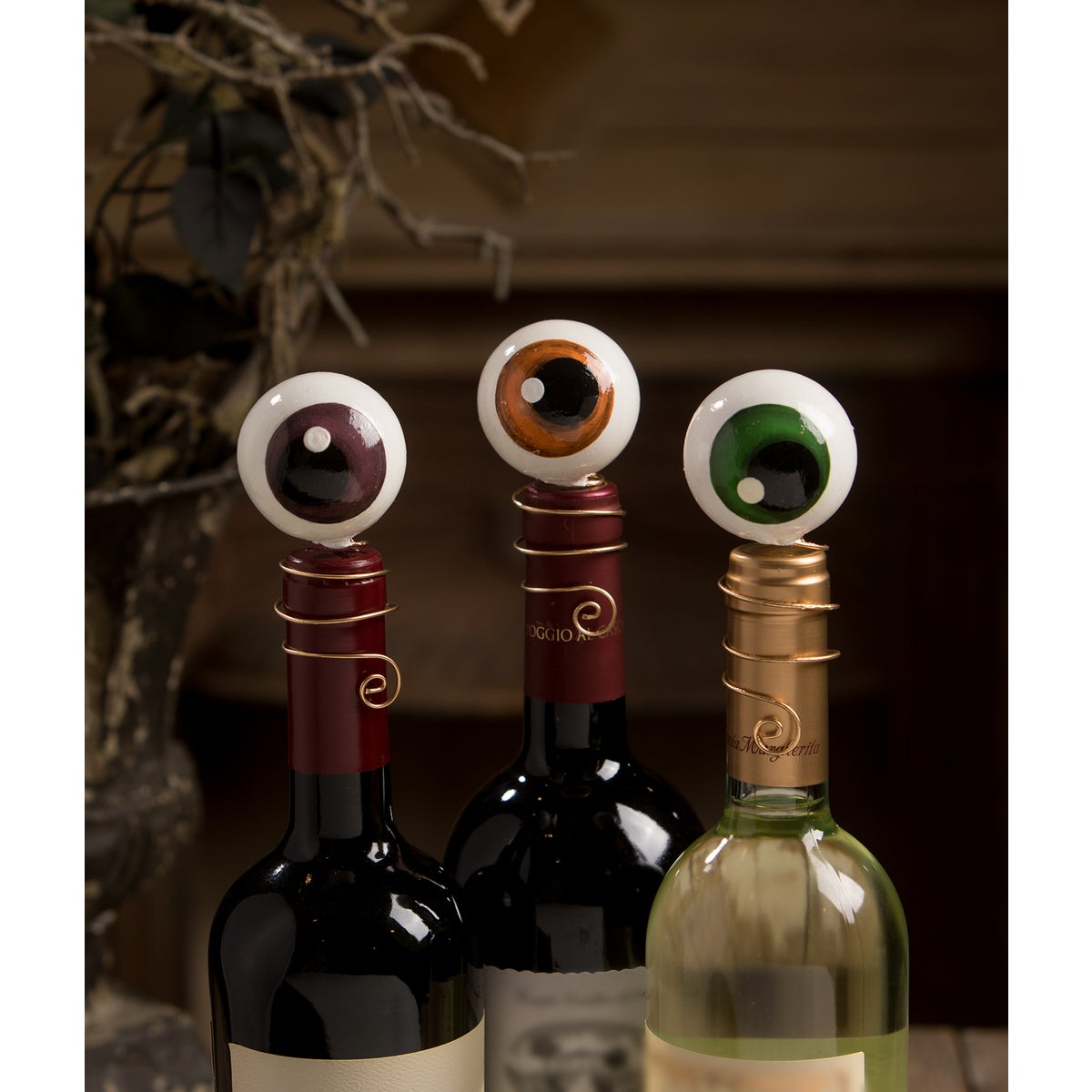 Eyeball Wine Bottle Adornment S3