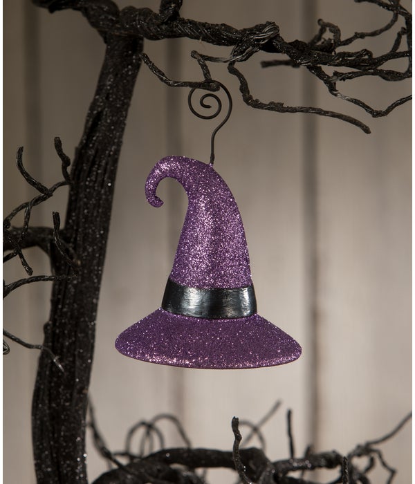 Witch Hat Purple Ornament/Place Card Holder