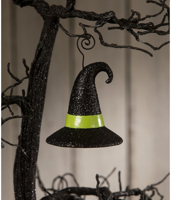 Witch Hat Black Ornament/Place Card Holder