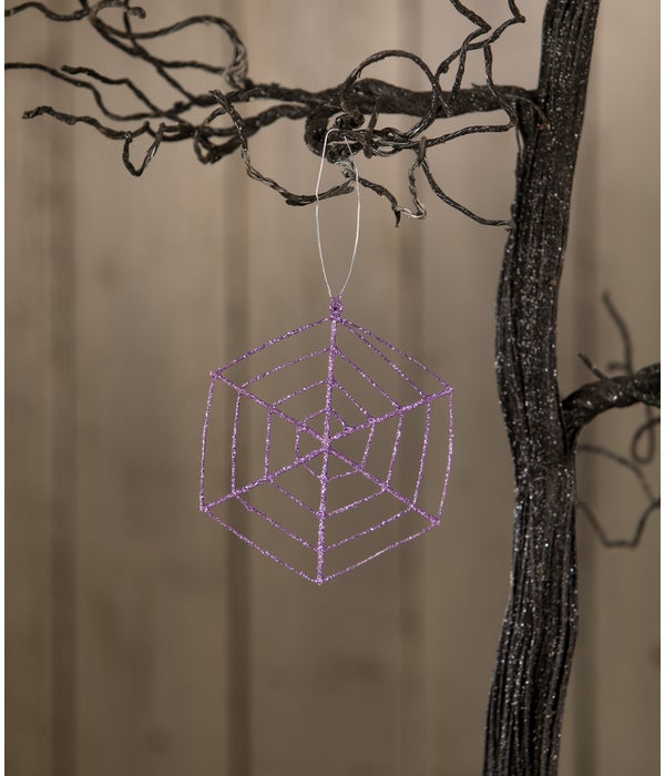 Web Ornament Purple