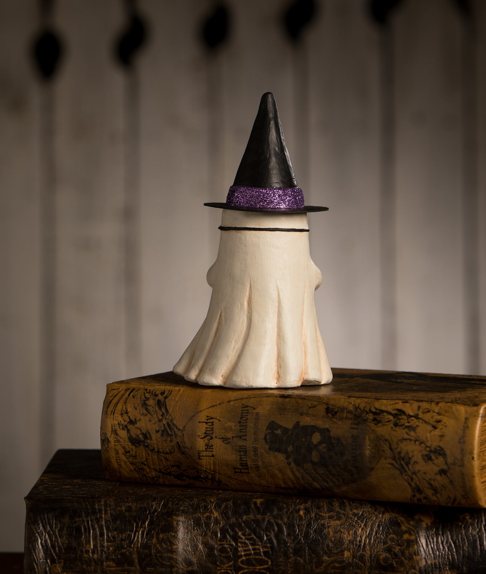 Witchy Ghost with Pumpkin - ghosts | Bethany Lowe Designs