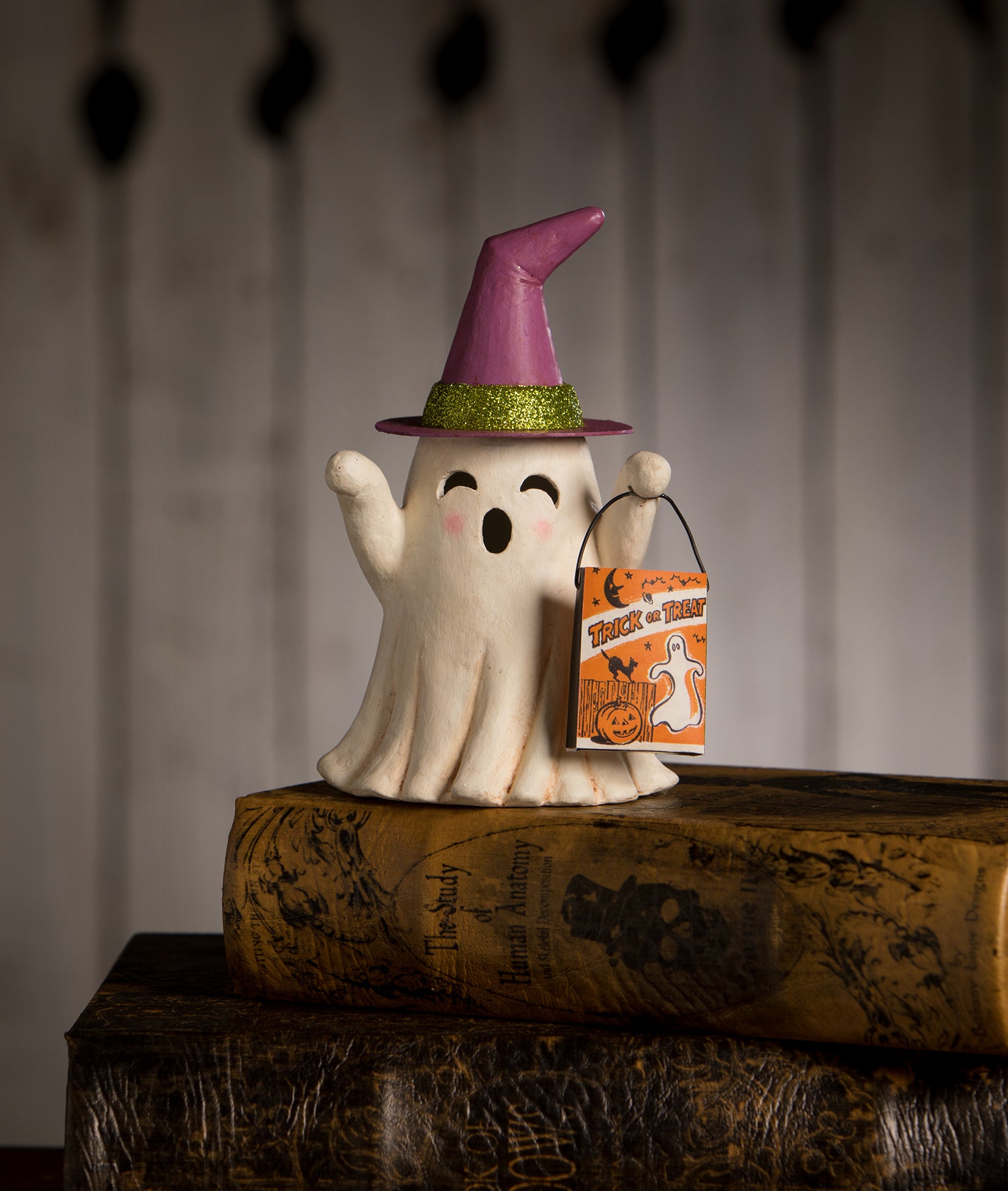 Witchy Ghost with Treat Bag - ghosts | Bethany Lowe Designs