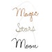 Magic Halloween Wire Word Ornament 3A
