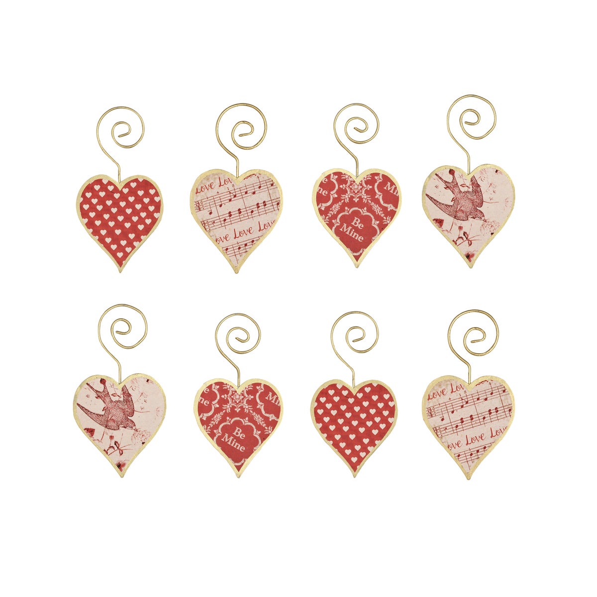 Tin Heart Ornament S8