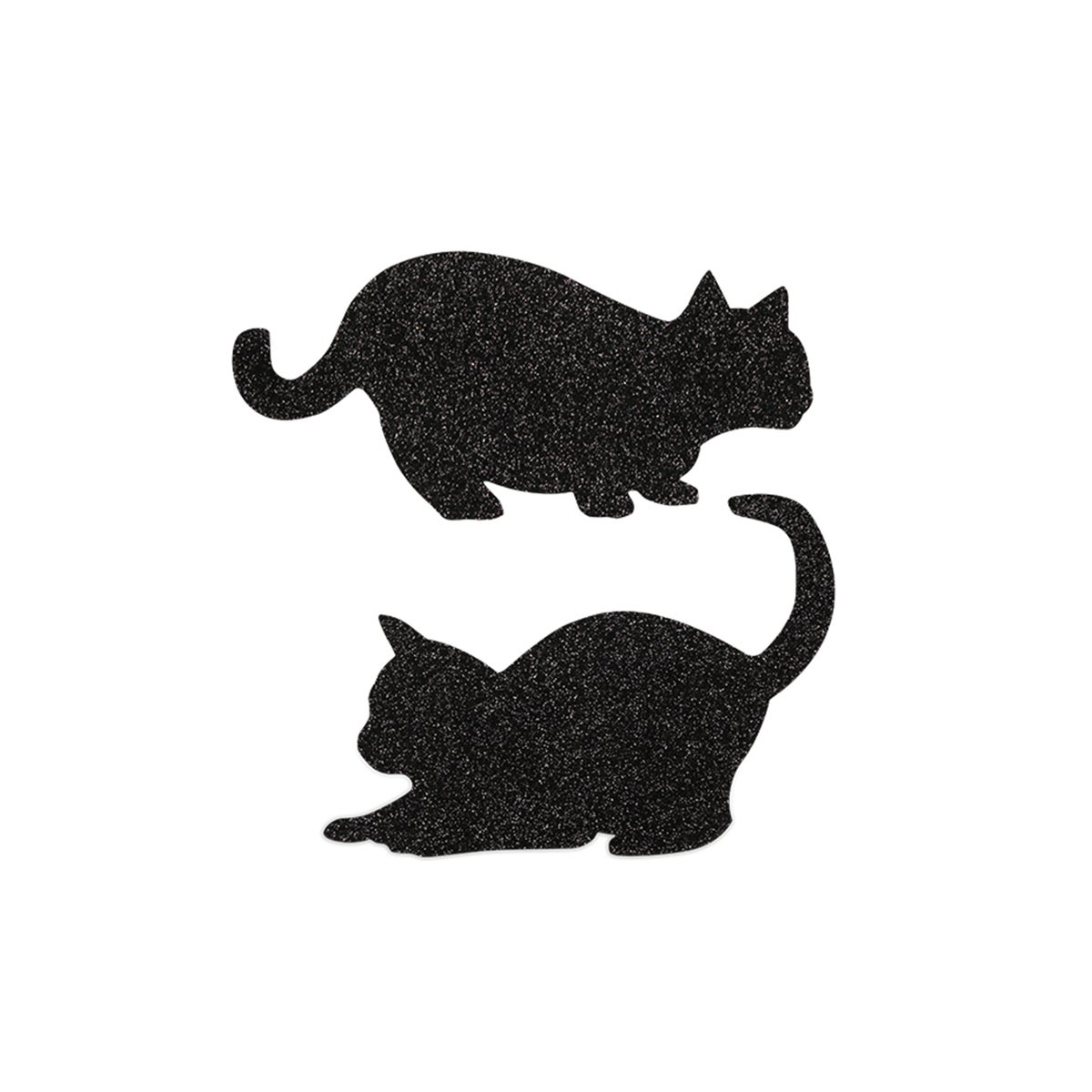 Prowling Cats Silhouette 2A