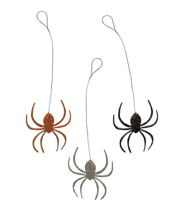 Creepy Crawly Spider Tin Ornament 3A