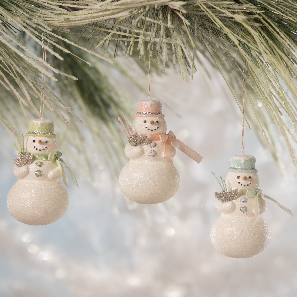 Flea Market Snowman Ornament 3A